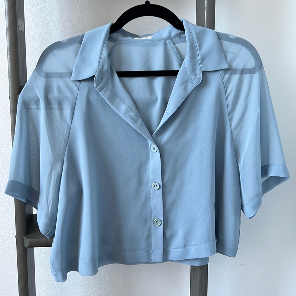 Wilfred Blue Sheer shirt